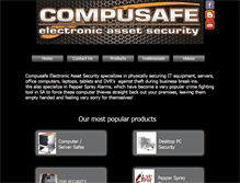 Tablet Screenshot of compusafe.co.za